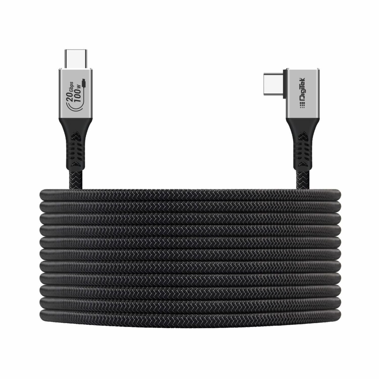 Digitek-DC-5M-TC2C-3.2-Type-C-to-C-Right-Angle-Tether-Cable-Online-Buy-India - Hey Jimmy